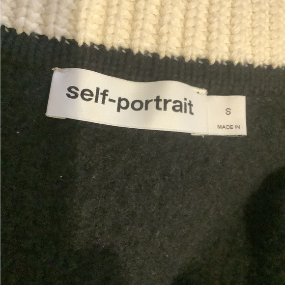 Self-Portrait alpaca blend knit cardigan - Picture 11 of 12